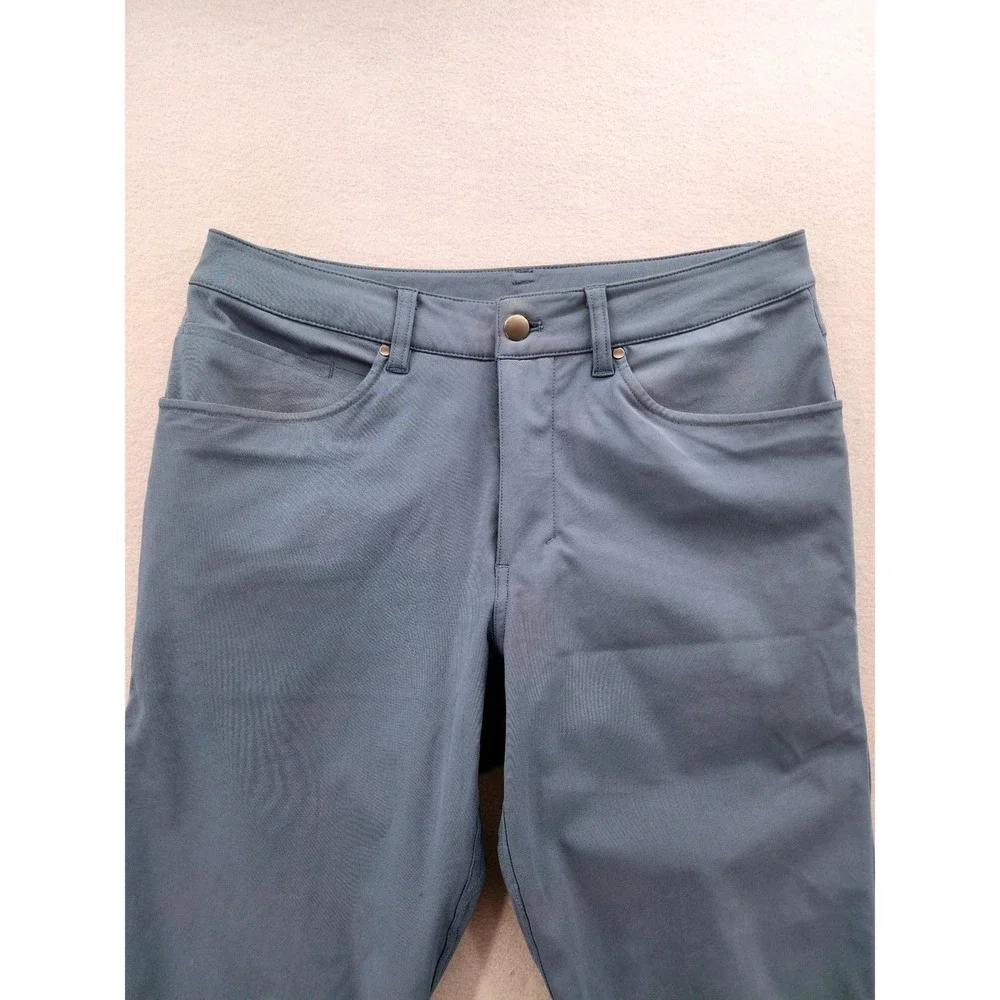 Lululemon ABC Pant‎ Slim Fit 30 Blue Gray Mens 5 Pocket Commuter Trousers NEW
